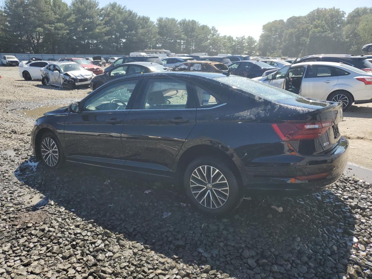2021 Volkswagen Jetta VIN 3VWC57BU6MM043135 Copart auction photo, side / front end damage thumbnail 2