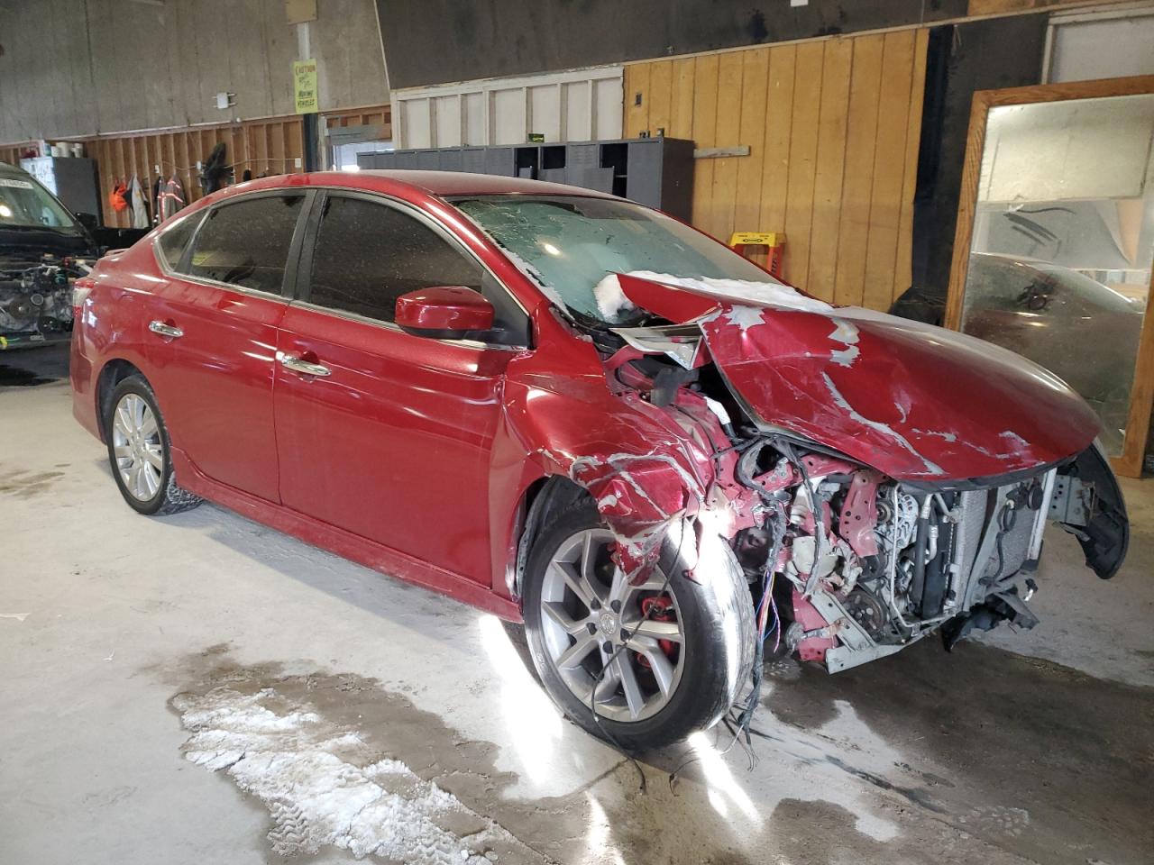 2013 Nissan Sentra VIN 3N1AB7AP1DL560432 Copart auction photo, front end / mechanical damage thumbnail 4