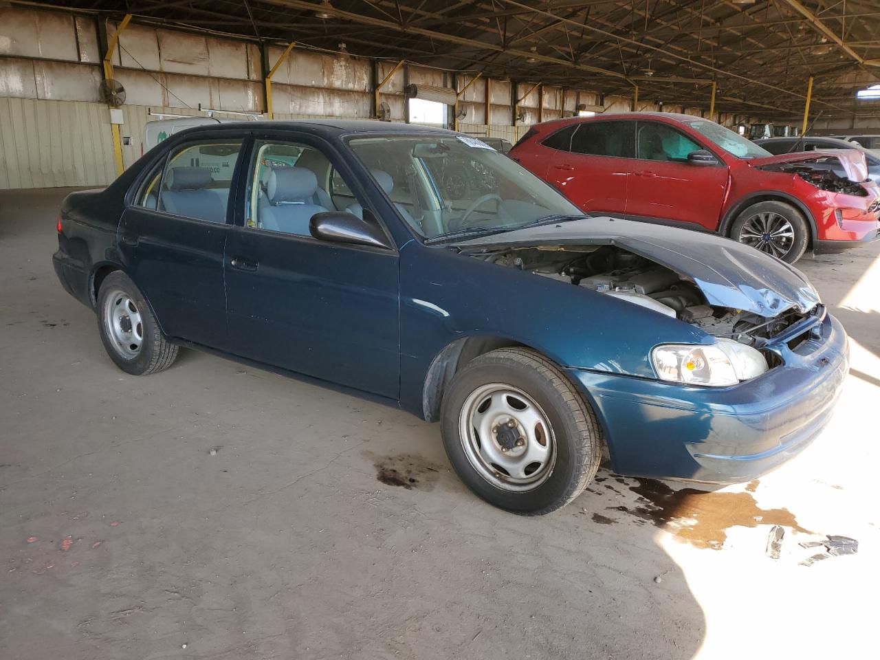 1999 Toyota Corolla VIN 1NXBR12E4XZ205025 Copart auction photo, front end damage thumbnail 4