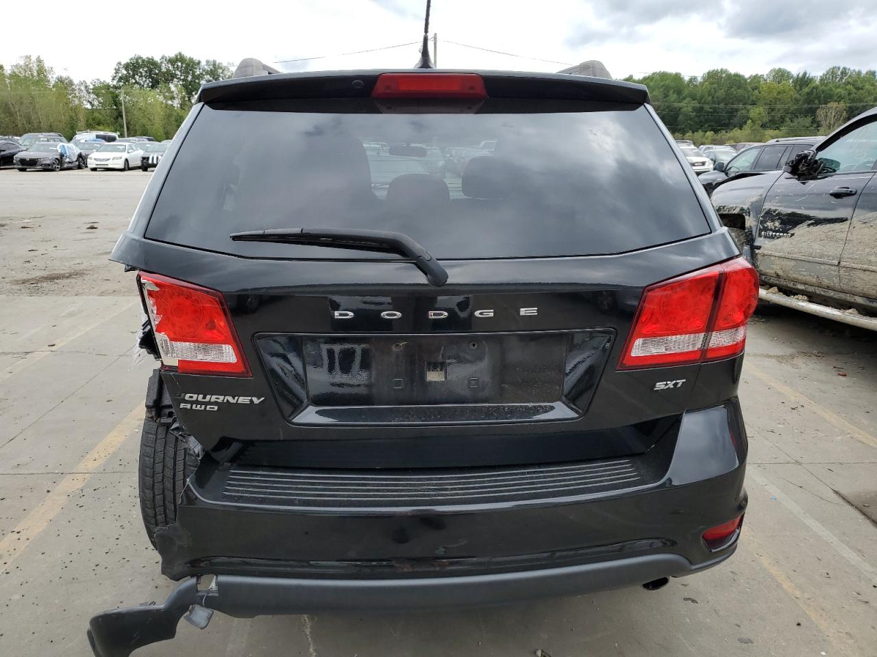2015 Dodge Journey VIN 3C4PDDBG4FT526275 Copart auction photo, rear end / front end damage thumbnail 6