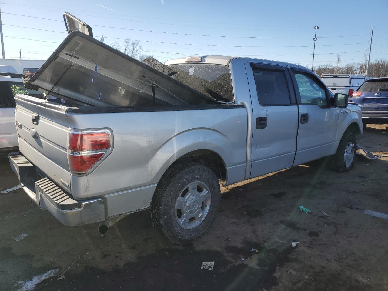 2014 Ford F-150 VIN 1FTFW1EF9EKG12608 Copart auction photo, front end / side damage thumbnail 3