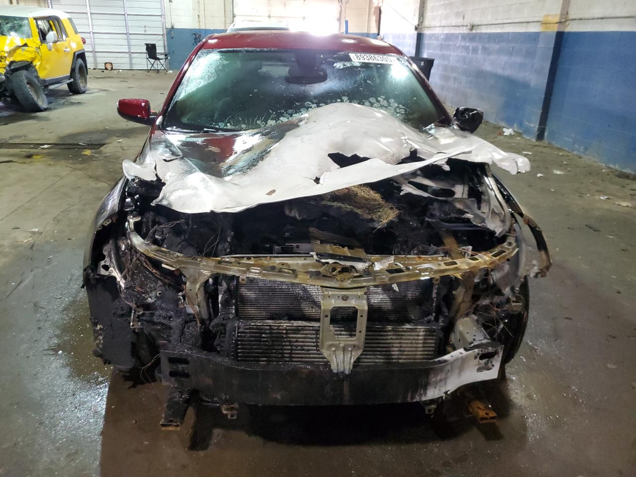 2017 Chevrolet Malibu VIN 1G1ZE5ST8HF193299 Copart auction photo, burn - engine / rear end damage thumbnail 5