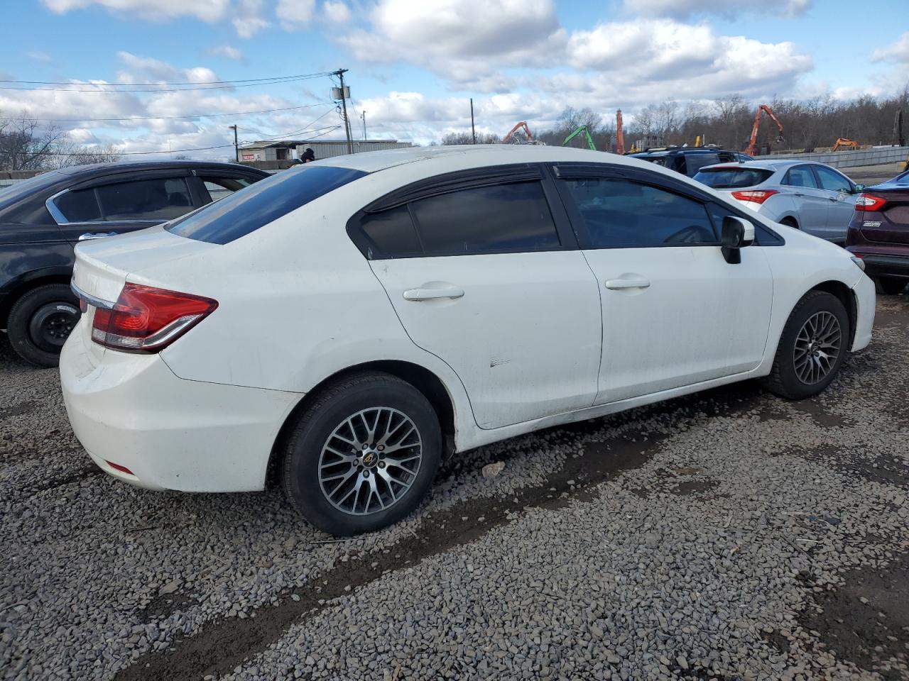 2014 Honda Civic VIN 19XFB2F55EE219098 Copart auction photo, rear end damage thumbnail 3