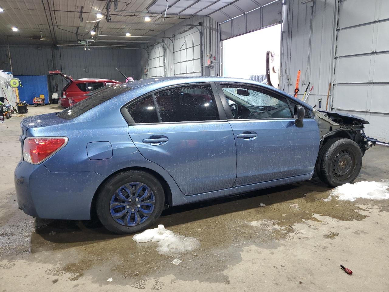 2014 Subaru Impreza VIN JF1GJAA61EH026951 Copart auction photo, front end damage thumbnail 3