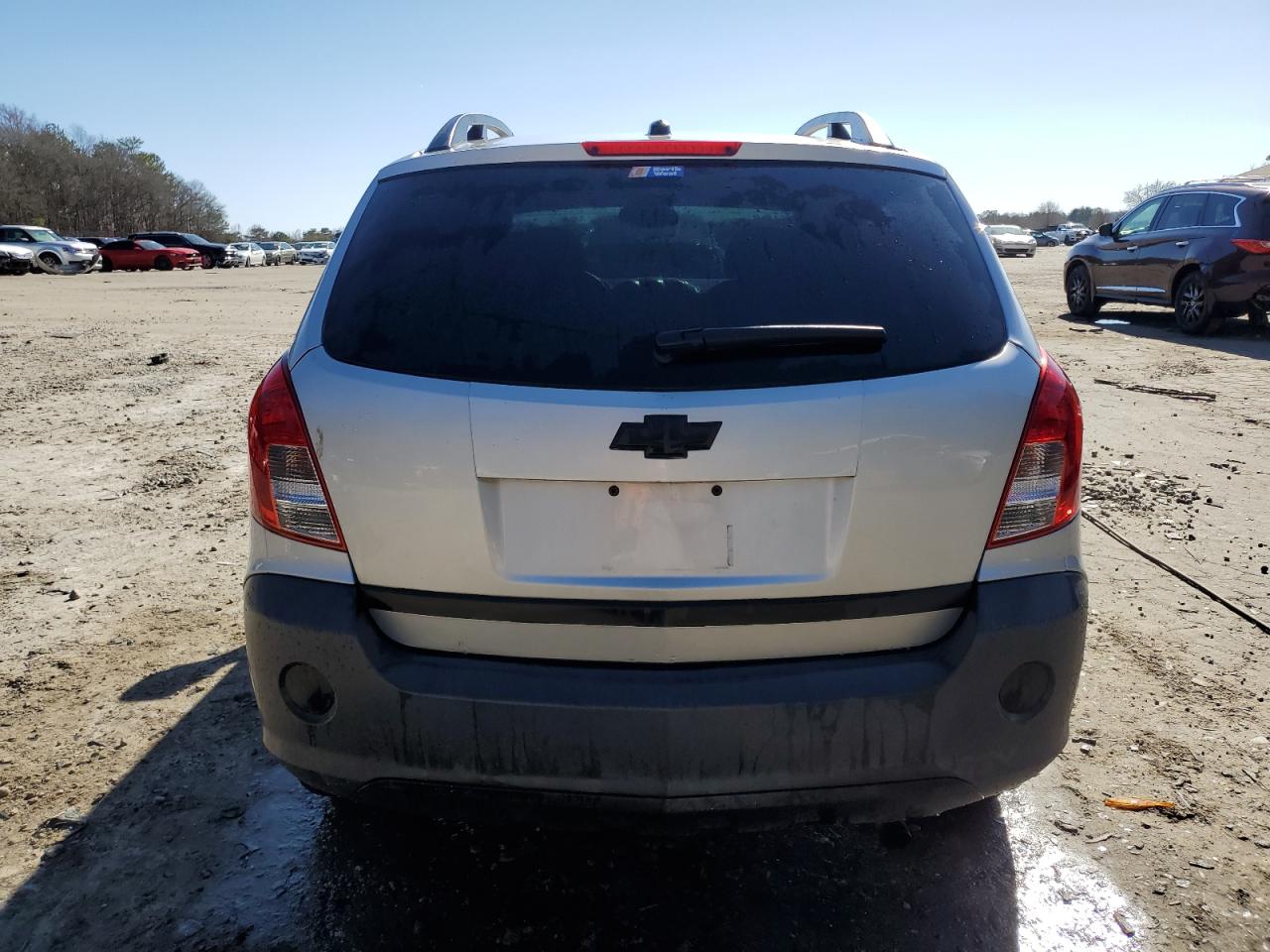 2014 Chevrolet Captiva VIN 3GNAL2EK7ES674235 Copart auction photo, front end / side damage thumbnail 6