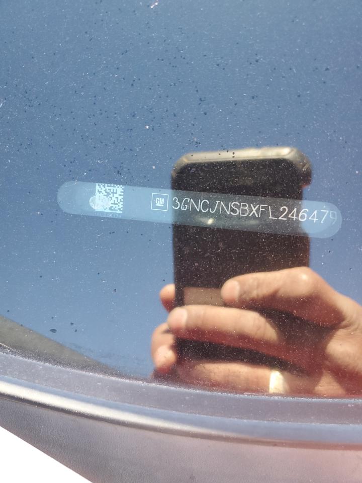 2015 Chevrolet Trax VIN 3GNCJNSBXFL246479 Copart auction photo, side damage thumbnail 14