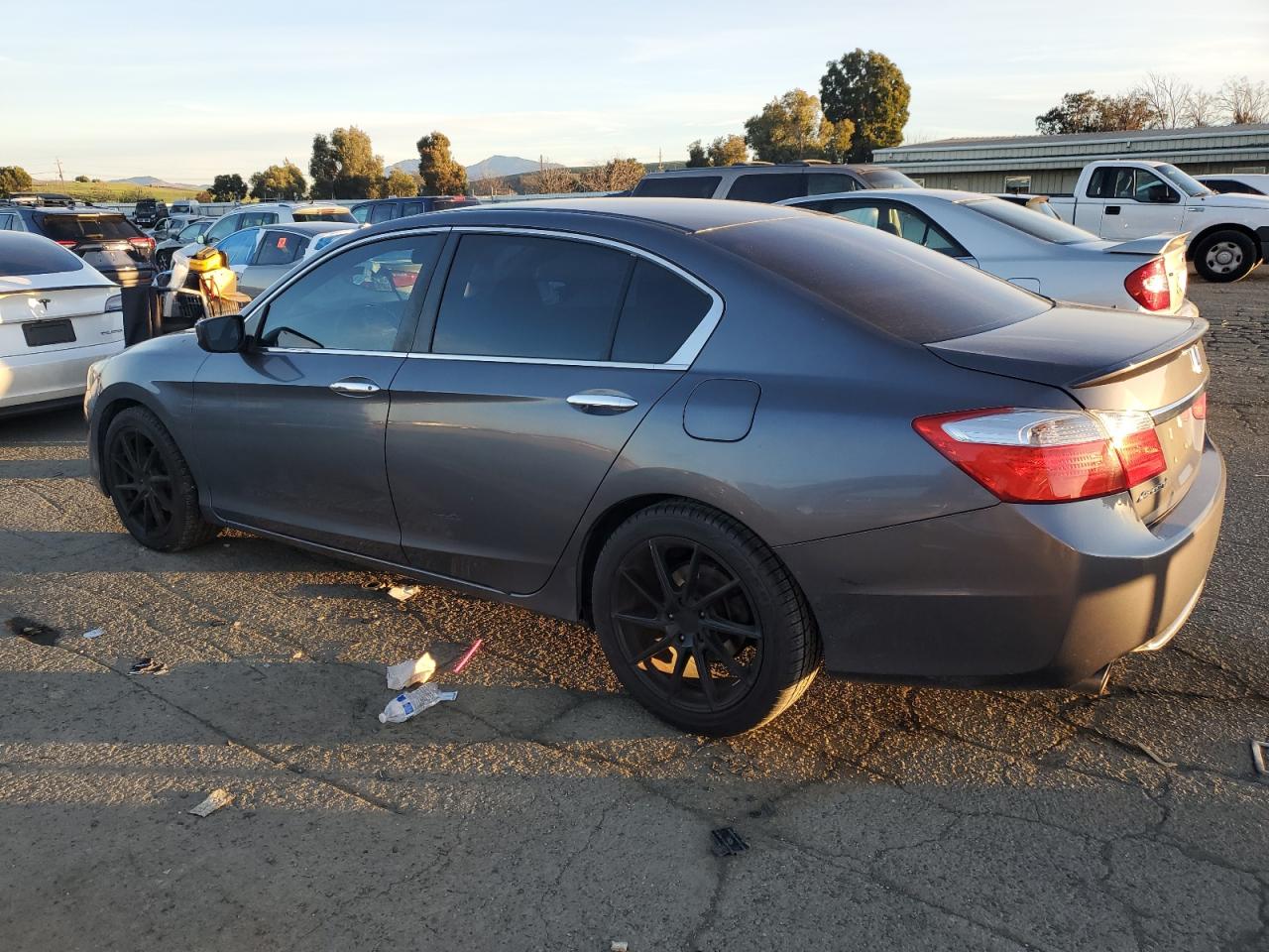 2013 Honda Accord VIN 1HGCR2F54DA150860 Copart auction photo, side damage thumbnail 2