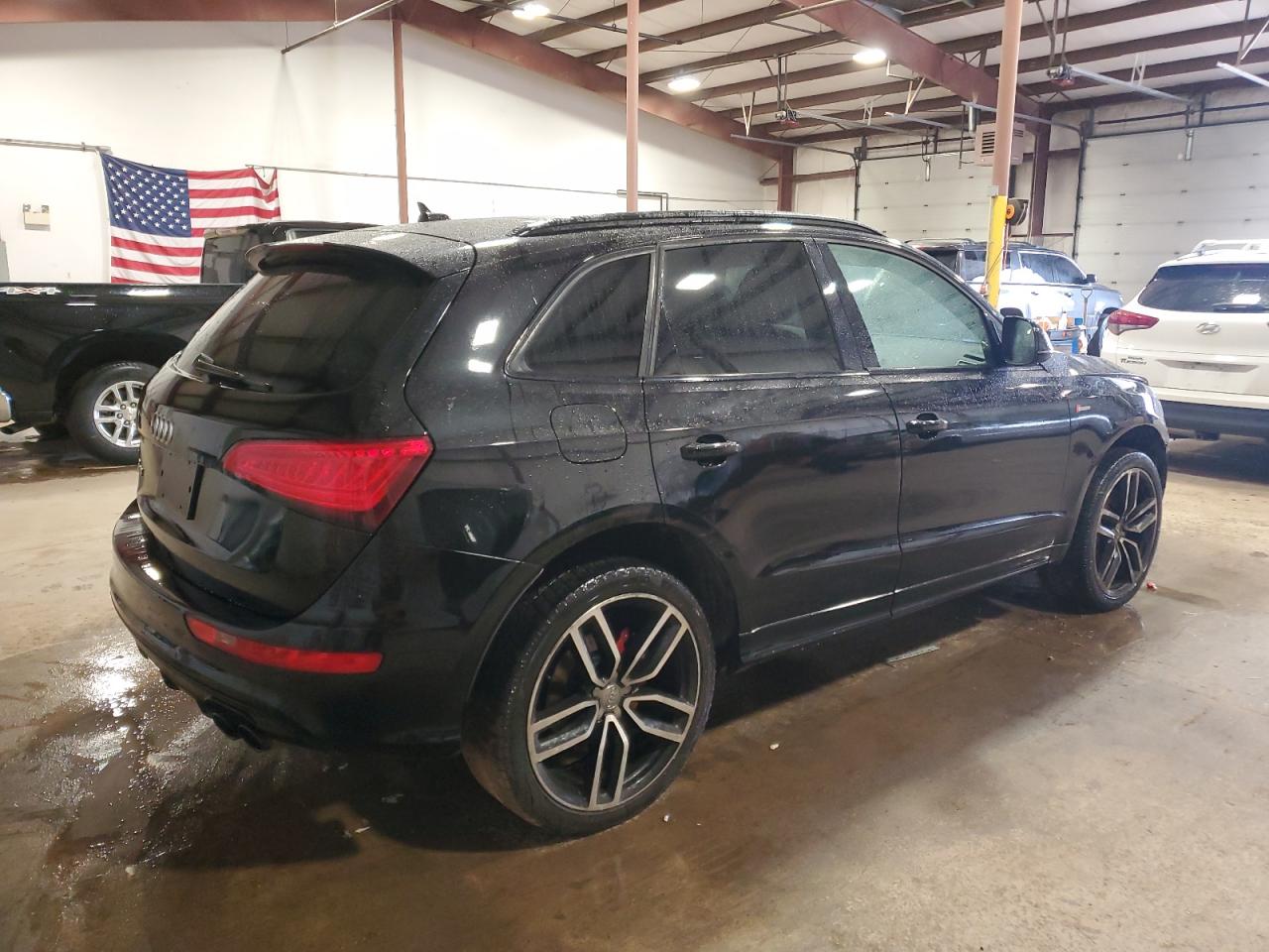 2017 Audi SQ5 VIN WA1CCAFP7HA100322 Copart auction photo, front end damage thumbnail 3
