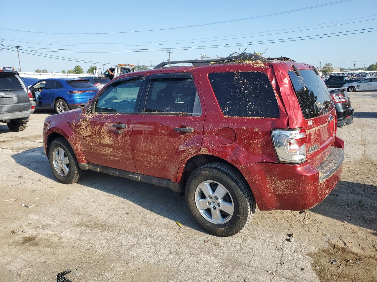 2009 Ford Escape VIN 1FMCU03769KA17635 Copart auction photo, all over damage thumbnail 2