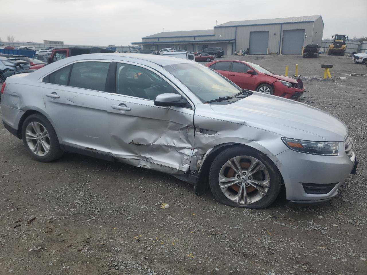 2018 Ford Taurus VIN 1FAHP2E87JG115069 Copart auction photo, side damage thumbnail 4