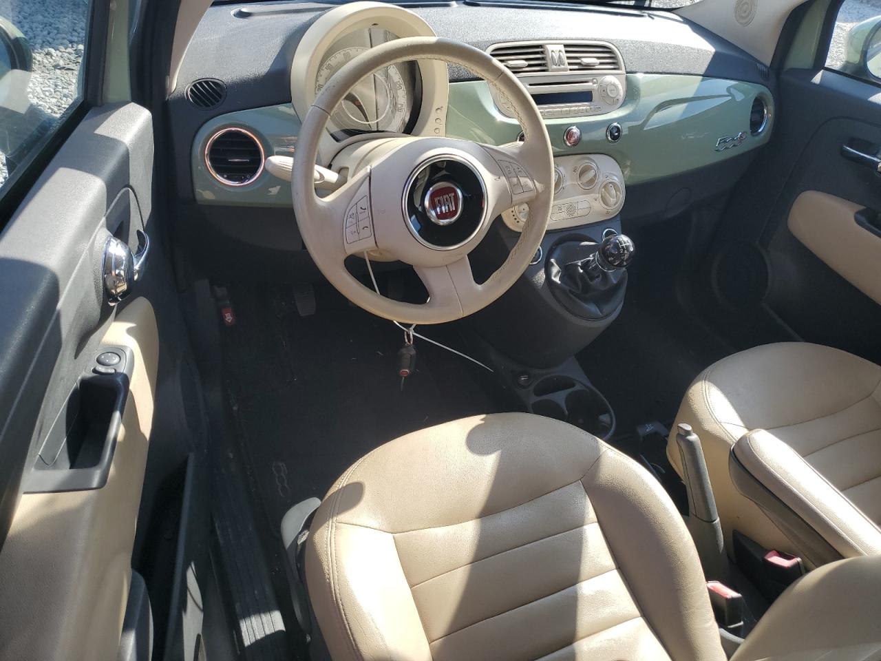 2012 Fiat 500 VIN 3C3CFFDR7CT359977 Copart auction photo, side / minor dent/scratches damage thumbnail 8