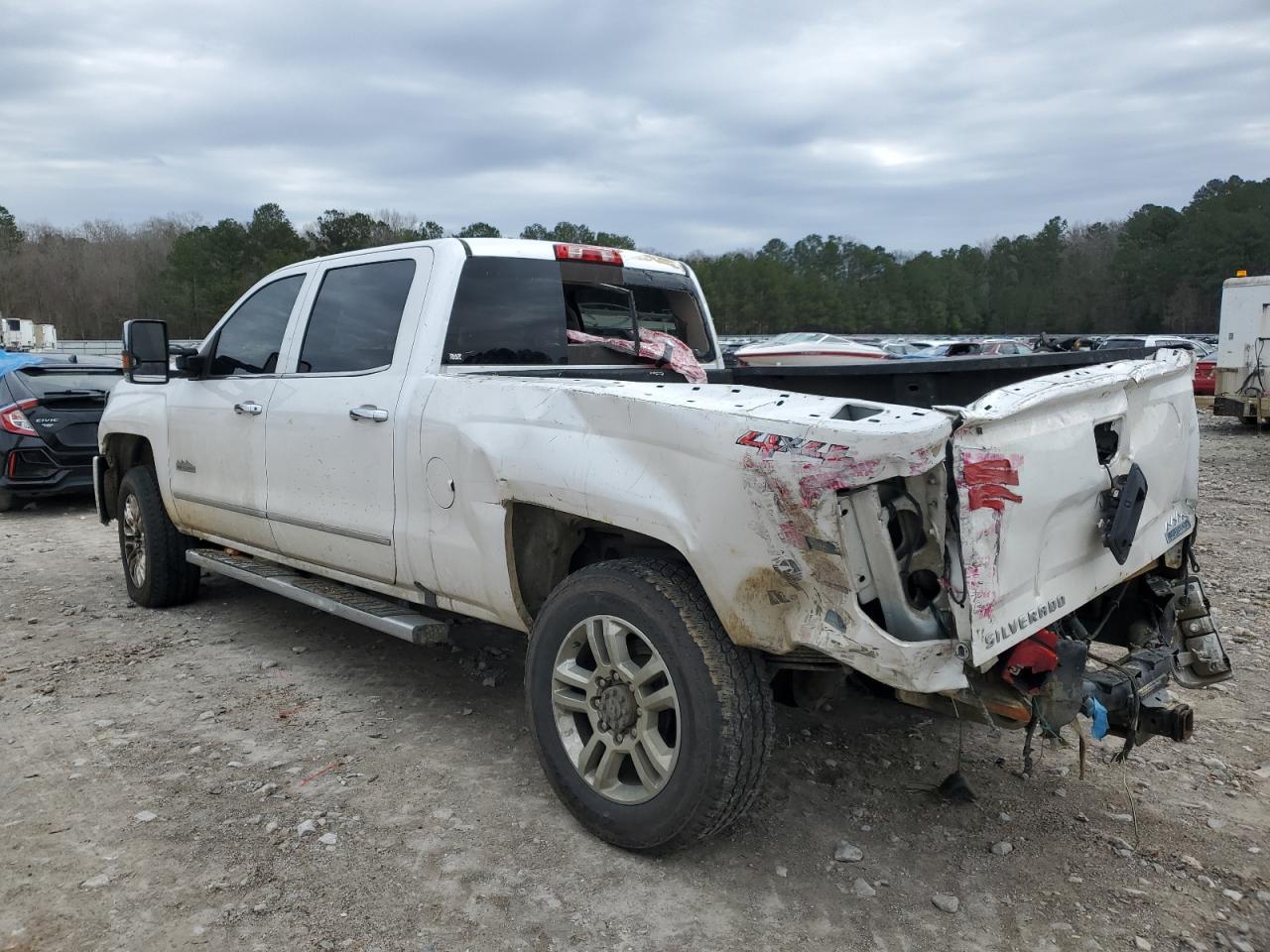 2019 Chevrolet Silverado VIN 1GC1KUEY0KF107098 Copart auction photo, front end / all over damage thumbnail 2