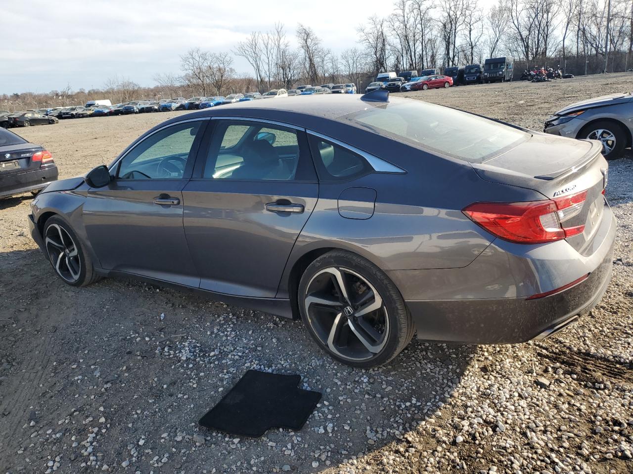 2018 Honda Accord VIN 1HGCV1F33JA135220 Copart auction photo, front end / rear end damage thumbnail 2