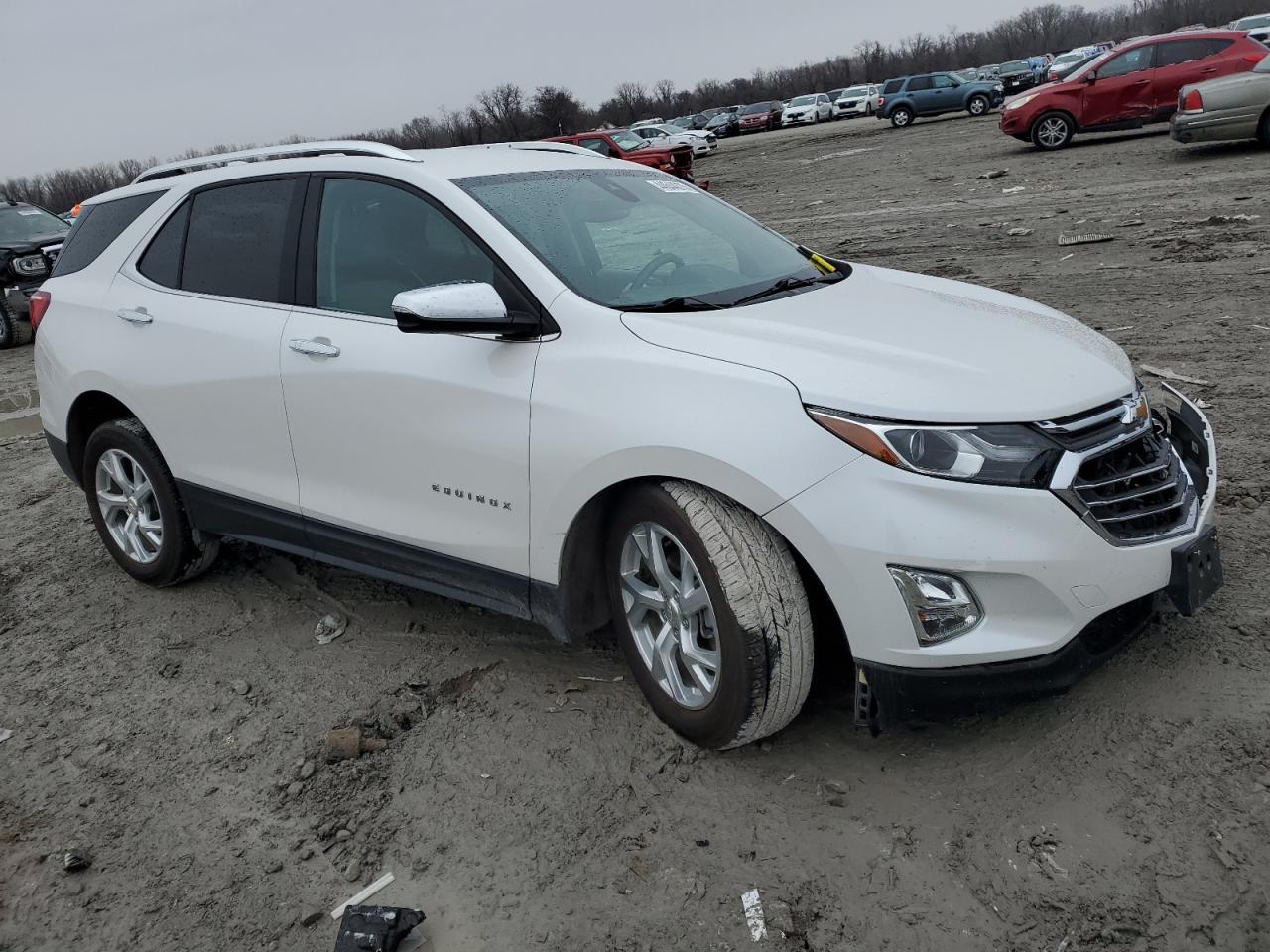 2018 Chevrolet Equinox VIN 2GNAXMEVXJ6244850 Copart auction photo, front end / side damage thumbnail 4
