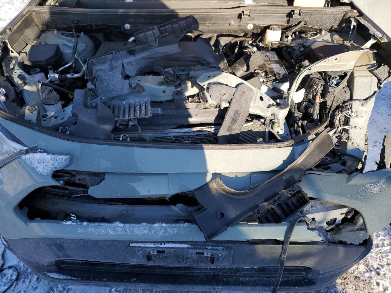 2021 Toyota RAV 4 VIN 2T3P1RFV6MW223356 Copart auction photo, front end damage thumbnail 12