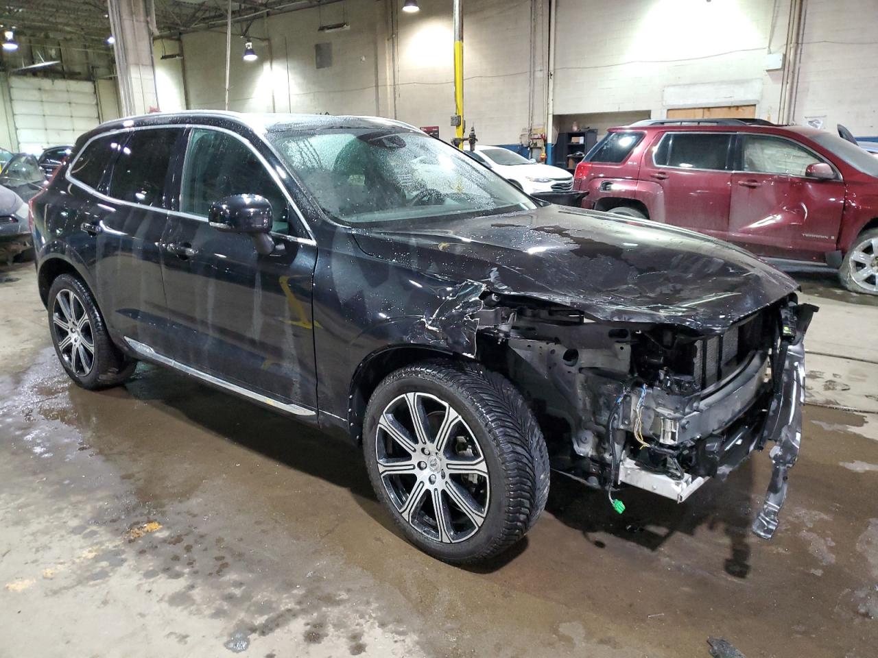 2020 Volvo XC60 VIN YV4102RL1L1474466 Copart auction photo, front end / mechanical damage thumbnail 4