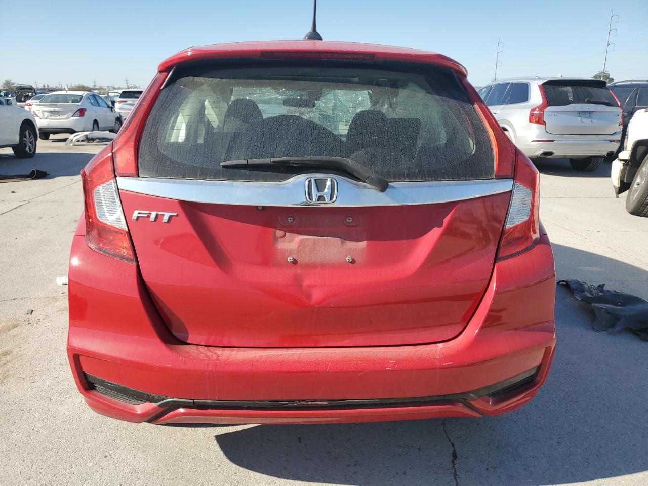 2018 Honda Fit VIN 3HGGK5H8XJM708210 Copart auction photo, rollover damage thumbnail 6