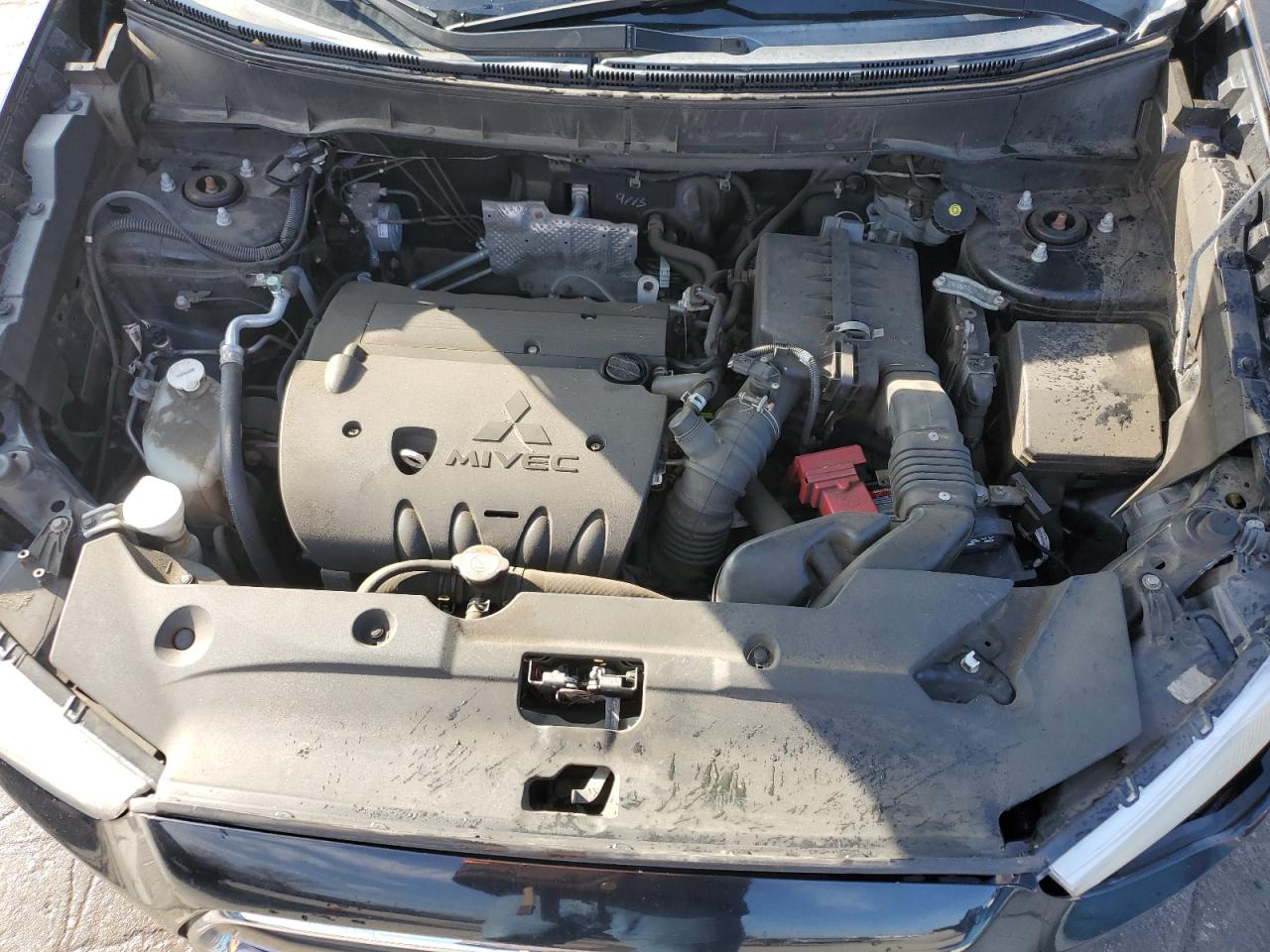2014 Mitsubishi Outlander VIN 4A4AR3AU6EE010113 Copart auction photo, front end / side damage thumbnail 12