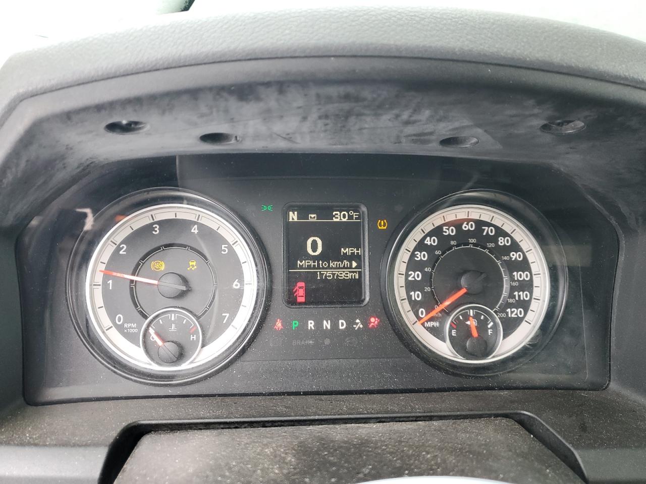 2016 RAM 1500 VIN 1C6RR7FT0GS123603 Copart auction photo, all over damage thumbnail 9