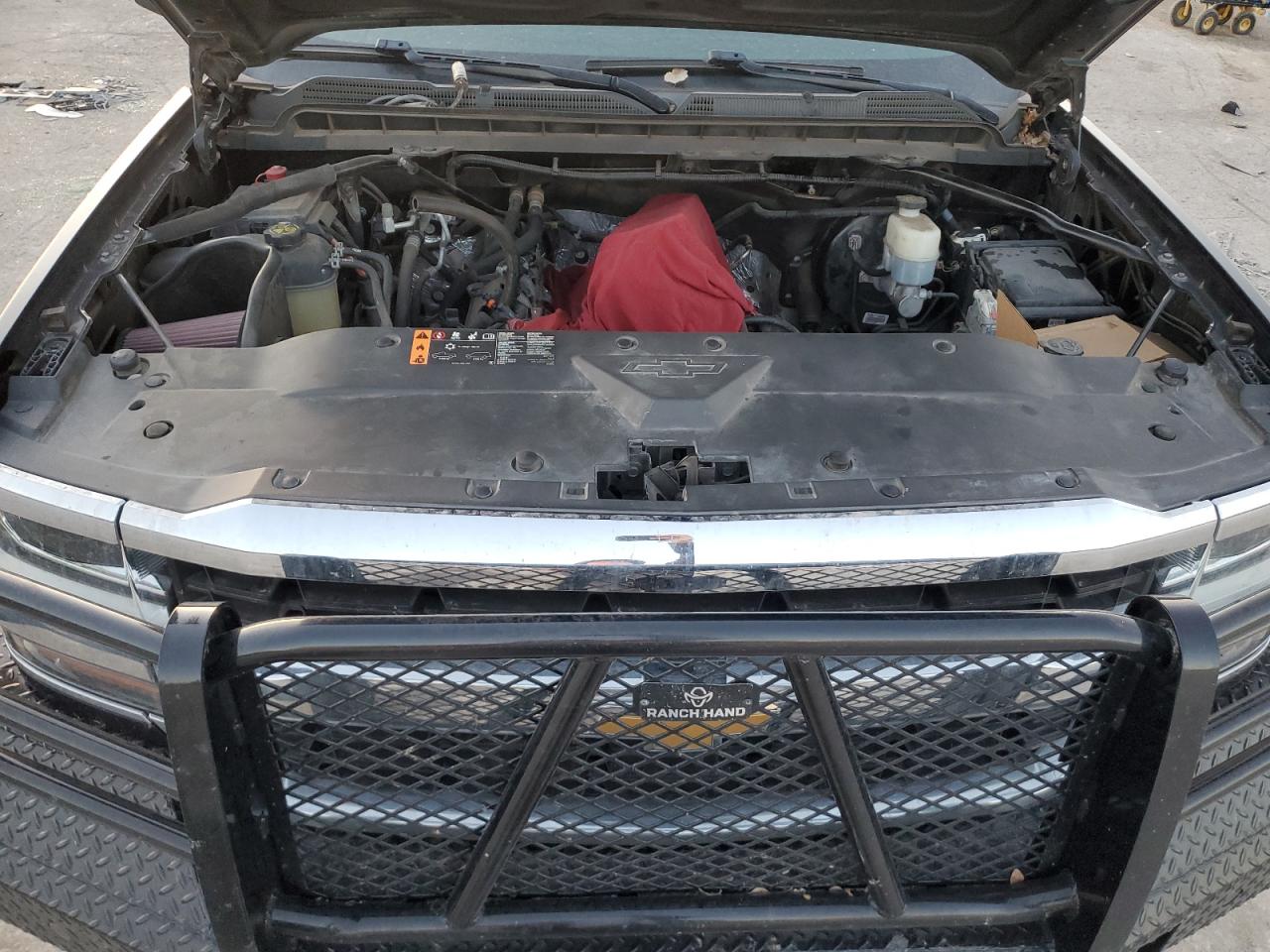 2018 Chevrolet Silverado VIN 3GCPCREC2JG606183 Copart auction photo, mechanical / all over damage thumbnail 11