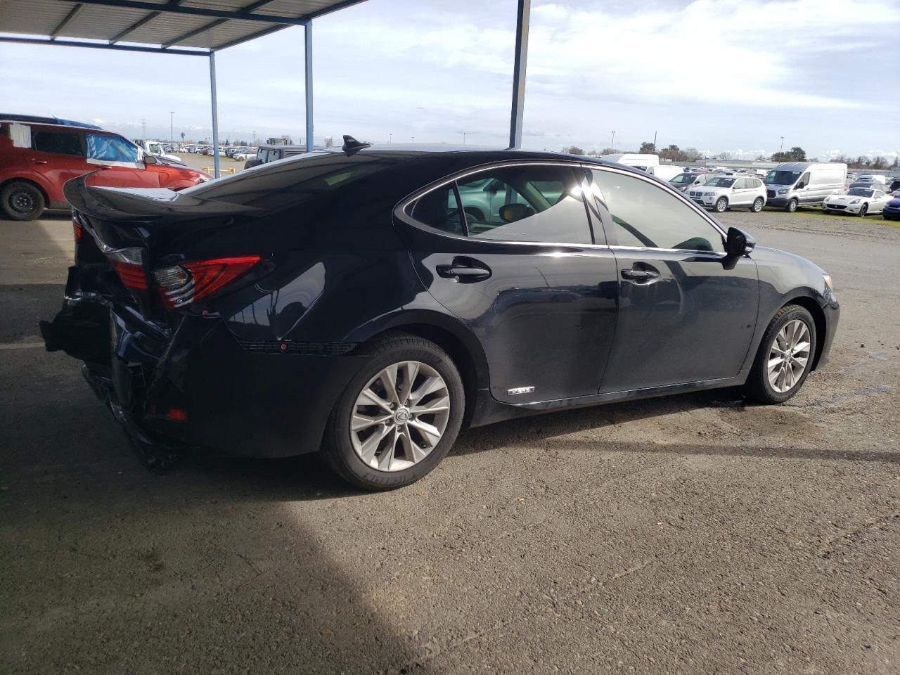 2014 Lexus ES VIN JTHBW1GG4E2066254 Copart auction photo, rear end damage thumbnail 3