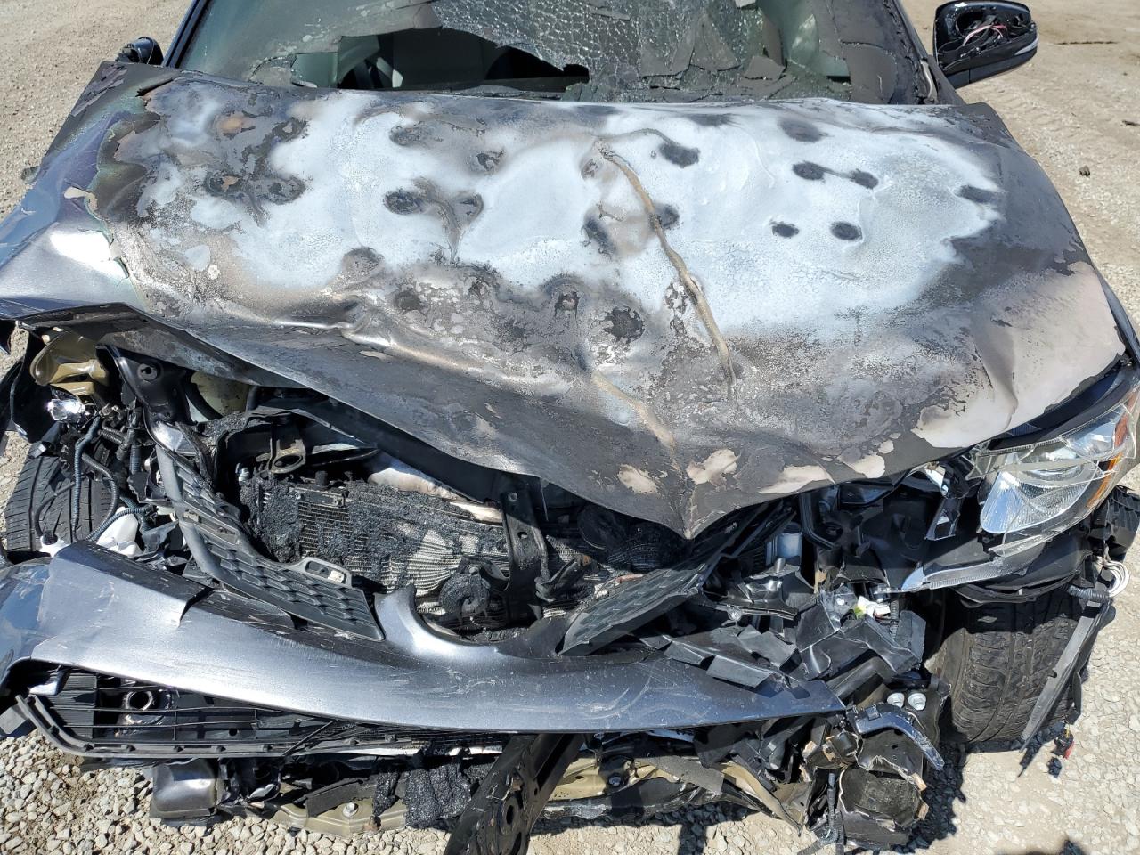 2014 Toyota RAV 4 VIN 2T3WFREV4EW095389 Copart auction photo, burn - engine / front end damage thumbnail 13