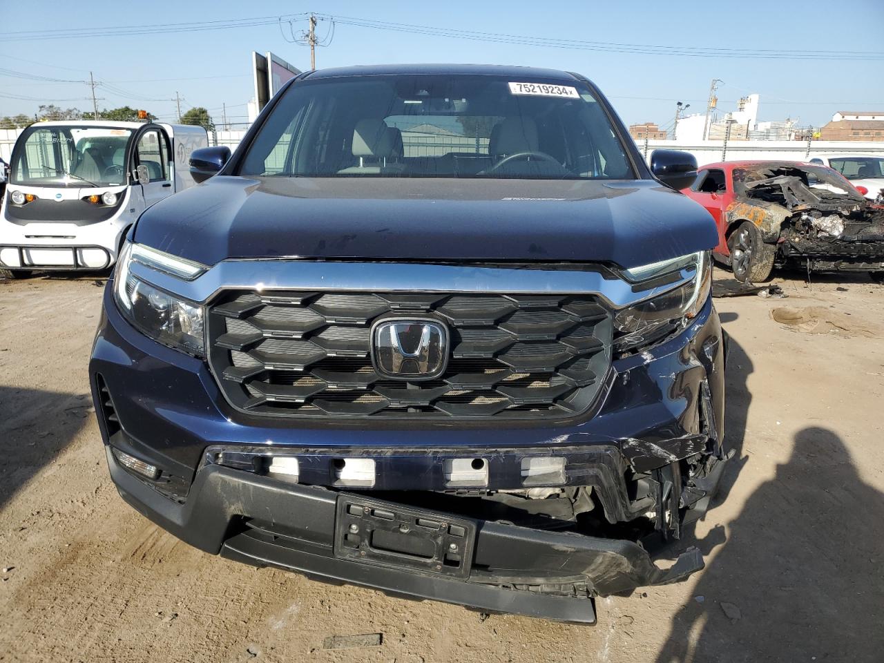 2022 Honda Passport VIN 5FNYF8H52NB023983 Copart auction photo, front end damage thumbnail 5