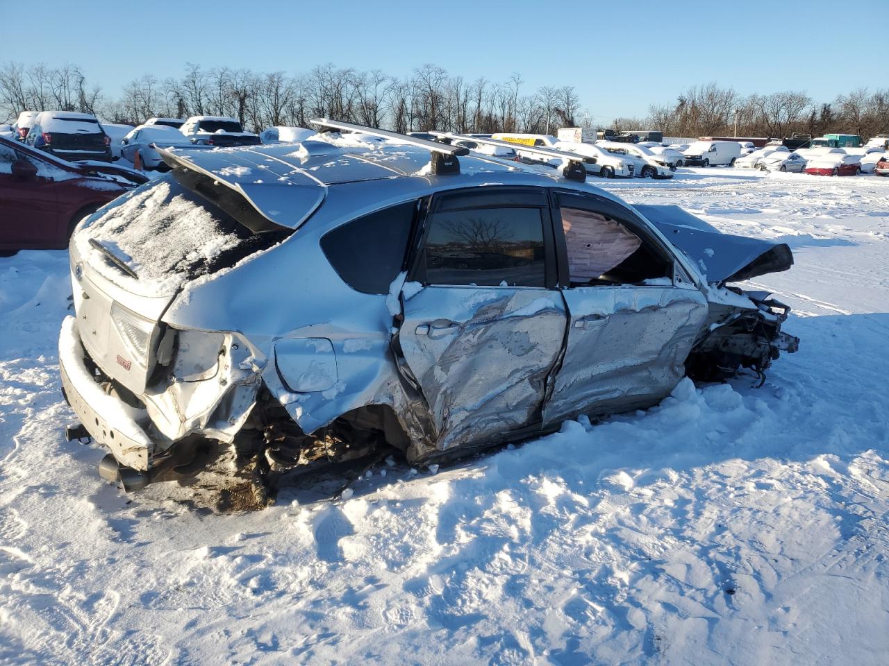 2011 Subaru WRX VIN JF1GR8H62BL818672 Copart auction photo, all over / undercarriage damage thumbnail 3
