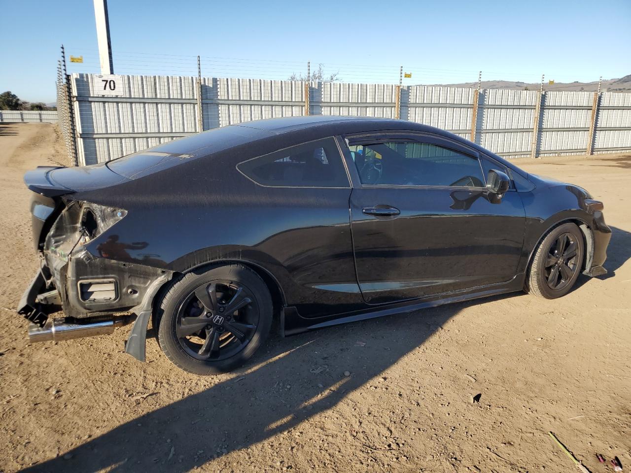 2015 Honda Civic VIN 2HGFG3B80FH525284 Copart auction photo, rear end damage thumbnail 3