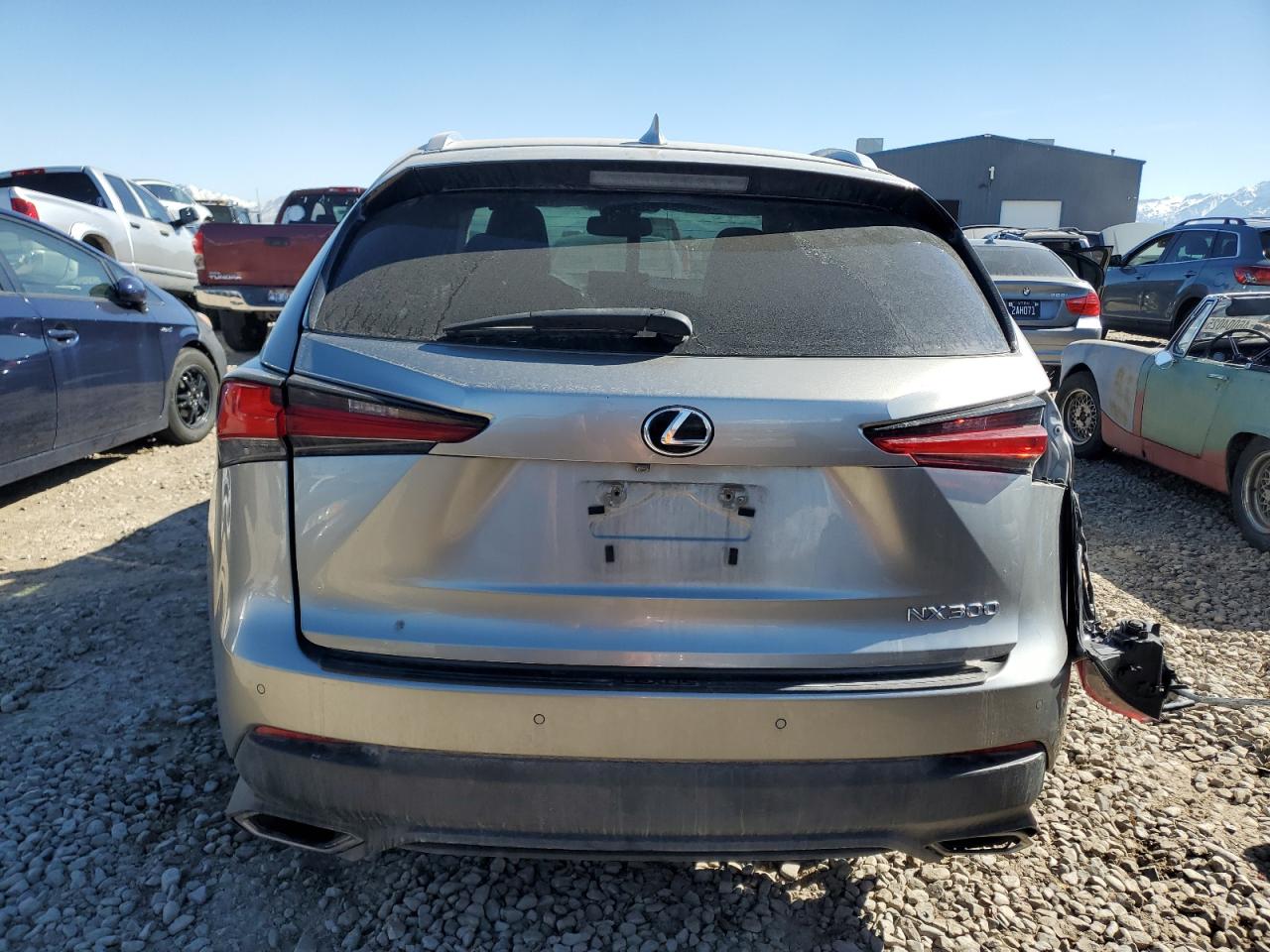 2018 Lexus NX VIN JTJBARBZ0J2173090 Copart auction photo, side / rear end damage thumbnail 6