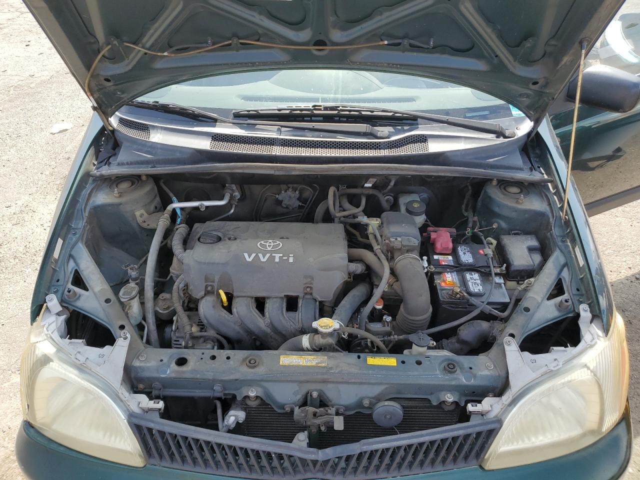2000 Toyota Echo VIN JTDBT1239Y0088930 Copart auction photo, side / rear end damage thumbnail 12