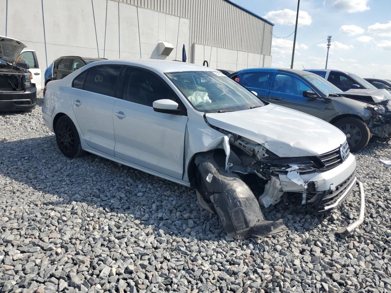2017 Volkswagen Jetta VIN 3VW2B7AJ9HM407243 Copart auction photo, front end damage thumbnail 4