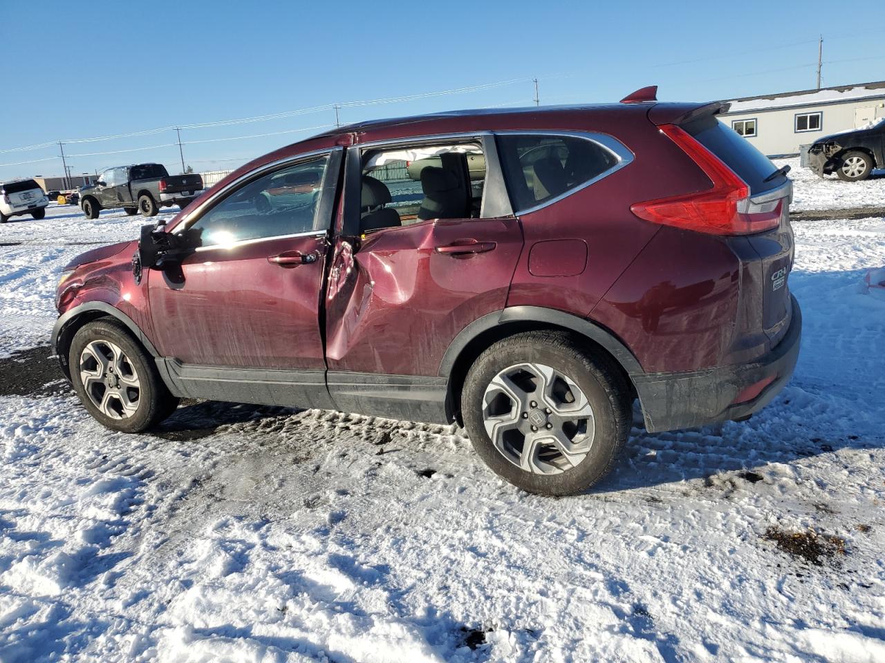 2019 Honda CR-V VIN 5J6RW2H51KL009240 Copart auction photo, side / front end damage thumbnail 2
