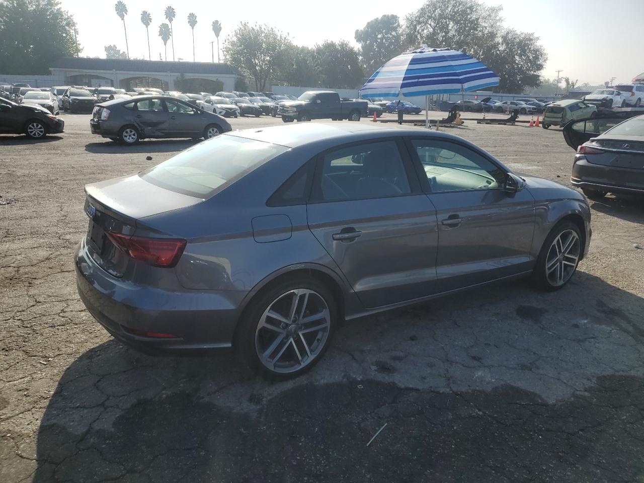 2020 Audi A3 VIN WAUAUGFF9LA104530 Copart auction photo, vandalism / minor dent/scratches damage thumbnail 3