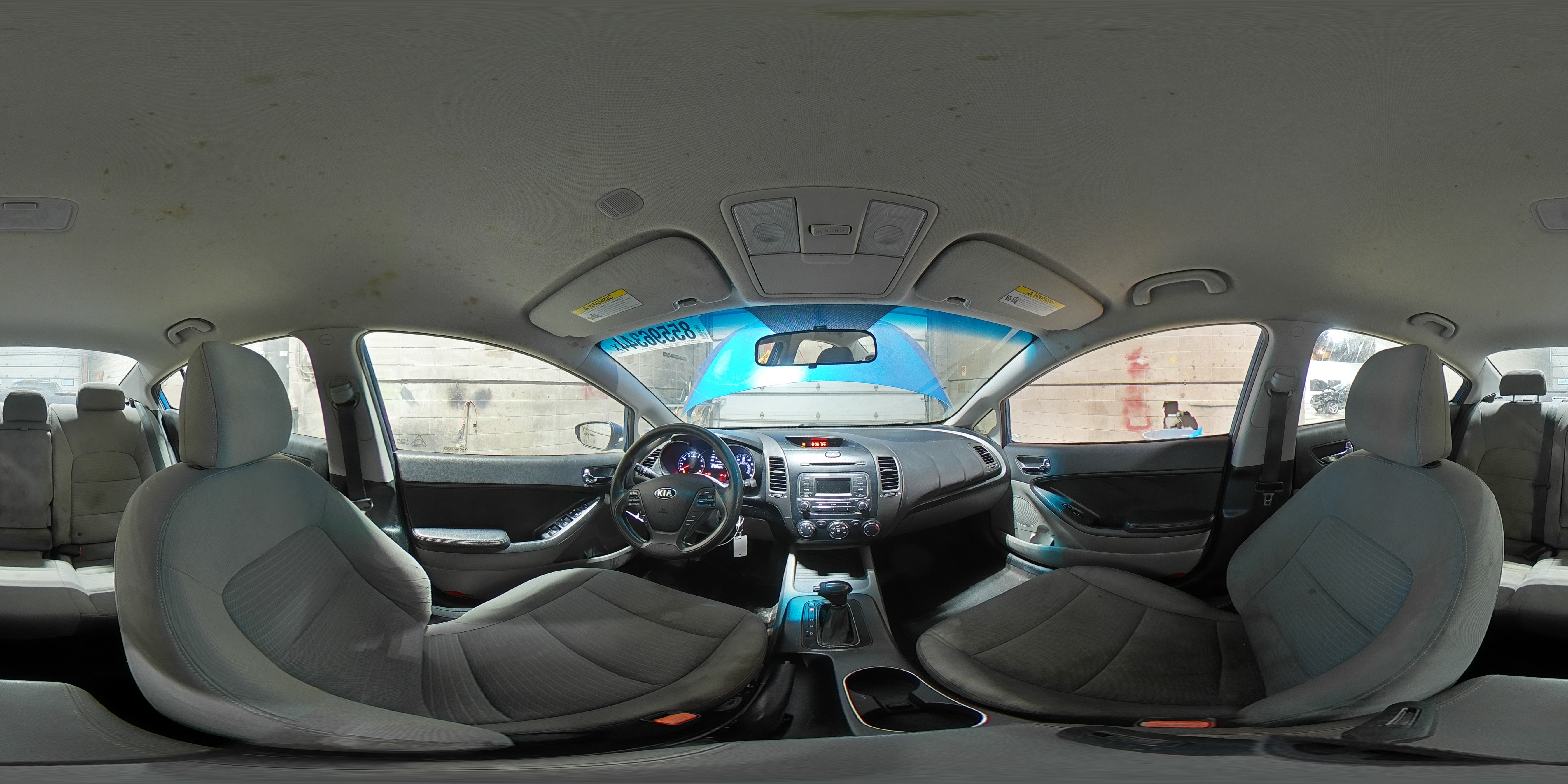 2014 KIA Forte VIN KNAFX4A61E5122065 Copart auction photo, all over damage thumbnail 13