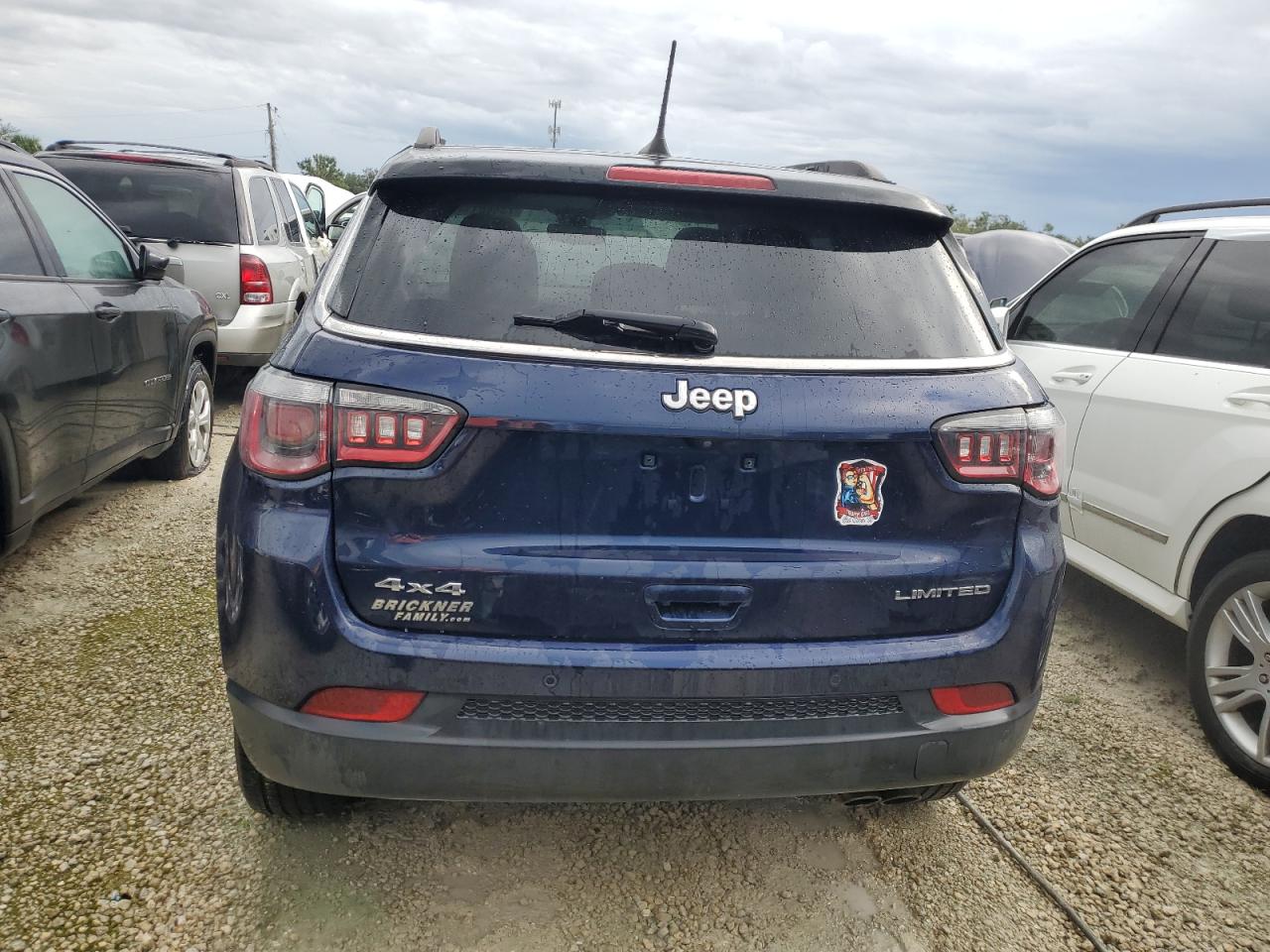 2018 Jeep Compass VIN 3C4NJDCBXJT209631 Copart auction photo, water/flood damage thumbnail 6