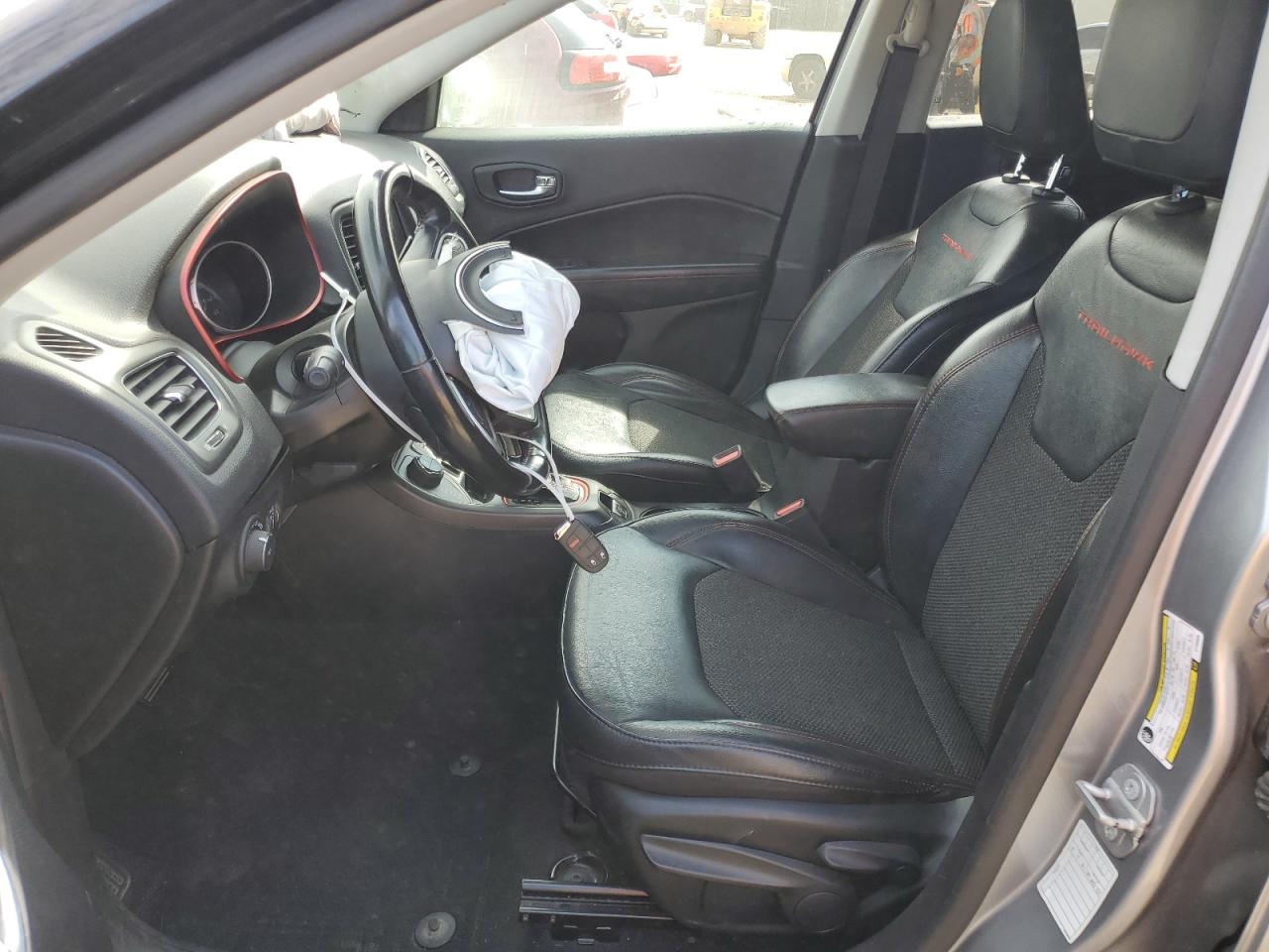 2020 Jeep Compass VIN 3C4NJDDB5LT166835 Copart auction photo, front end damage thumbnail 7