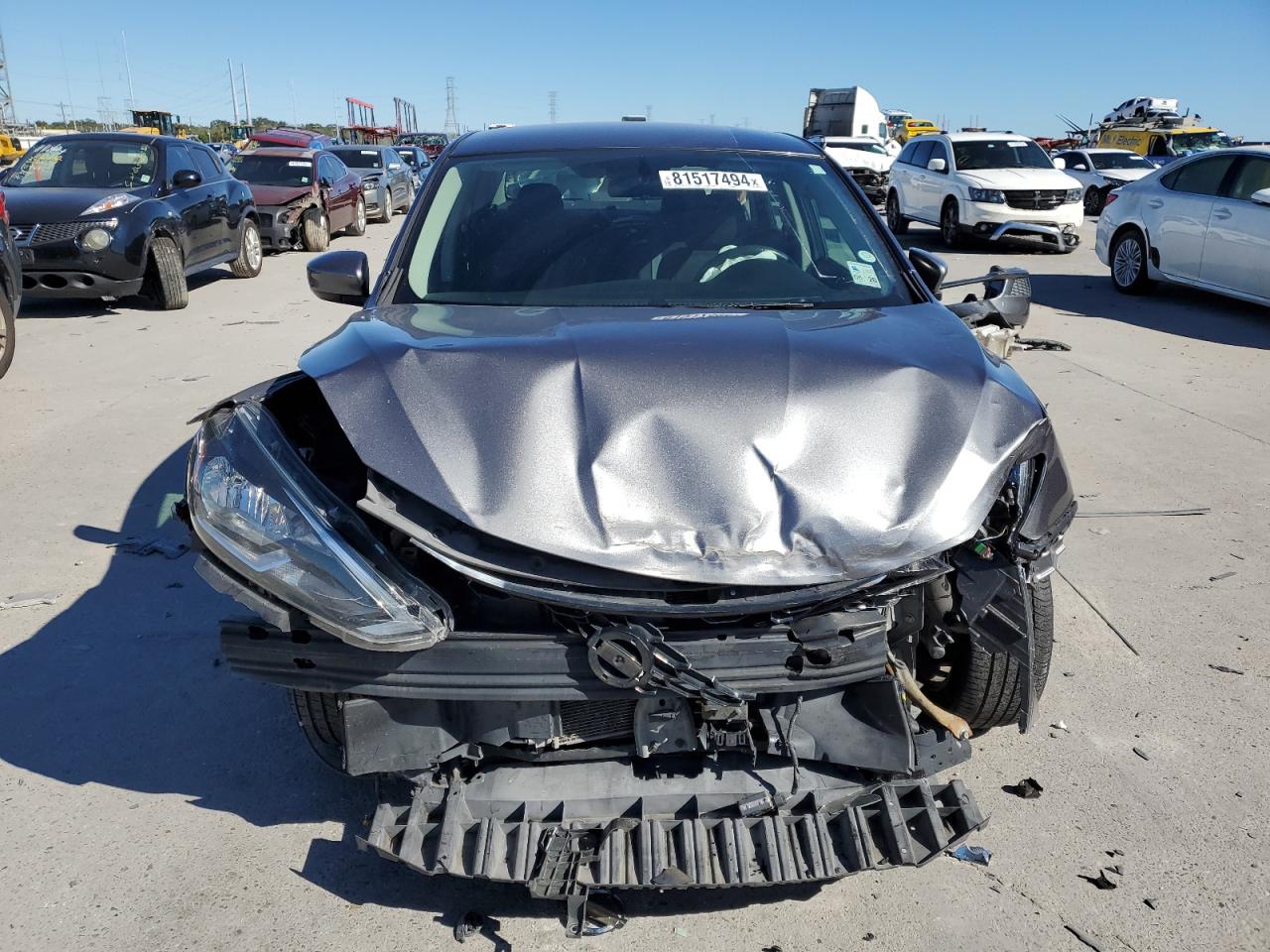 2019 Nissan Sentra VIN 3N1AB7AP1KY310110 Copart auction photo, front end / minor dent/scratches damage thumbnail 5