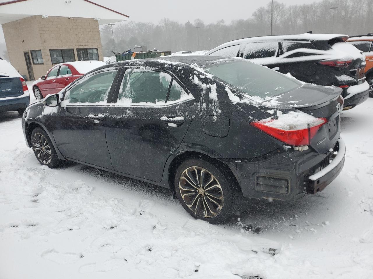 2015 Toyota Corolla VIN 5YFBURHE8FP337936 Copart auction photo, side damage thumbnail 2