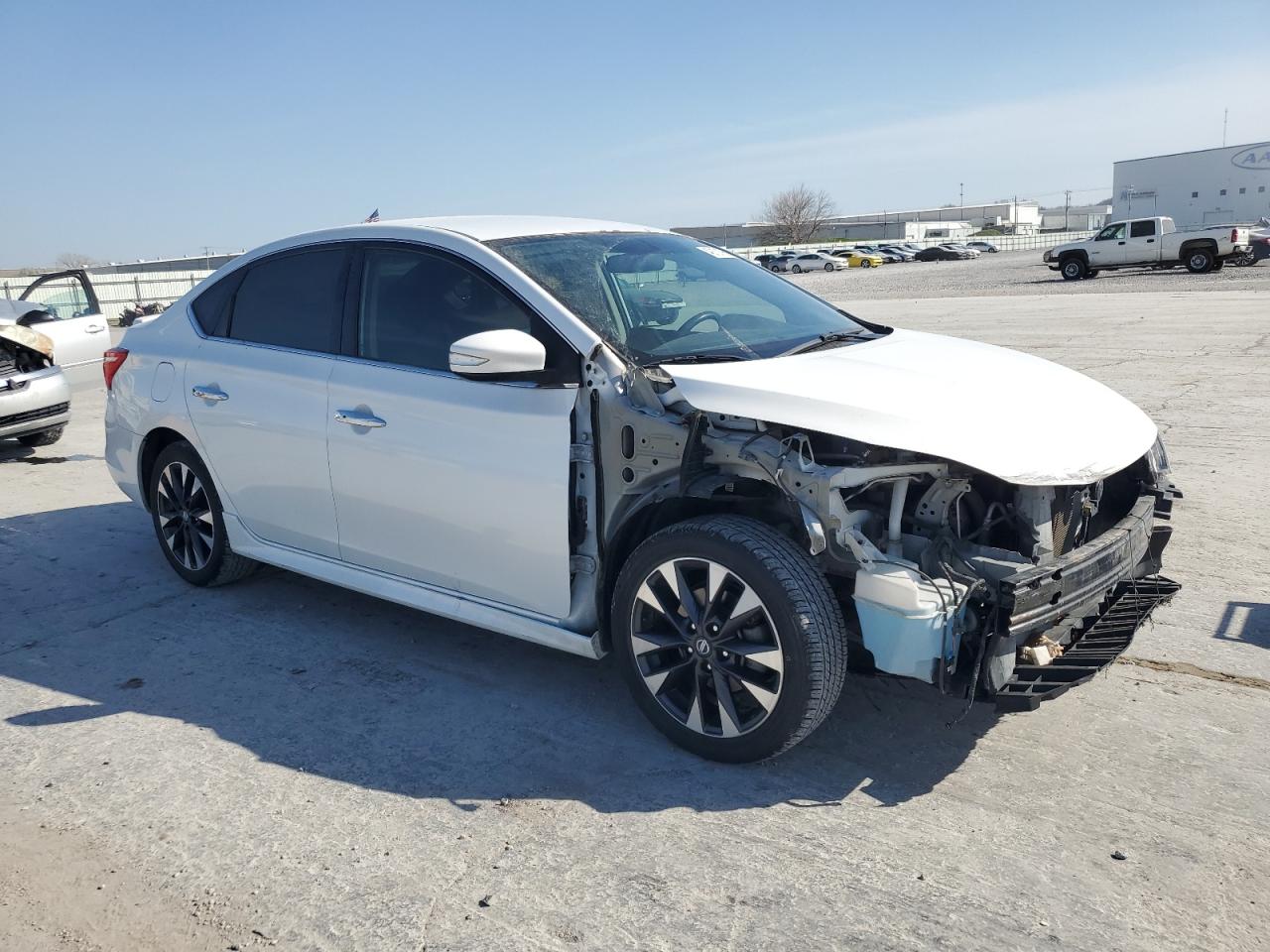 2017 Nissan Sentra VIN 3N1AB7AP3HY251313 Copart auction photo, front end / minor dent/scratches damage thumbnail 4