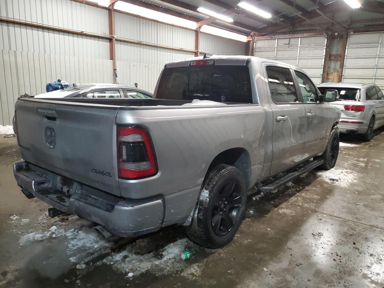 2020 RAM 1500 VIN 1C6SRFFT7LN355992 Copart auction photo, front end / side damage thumbnail 3