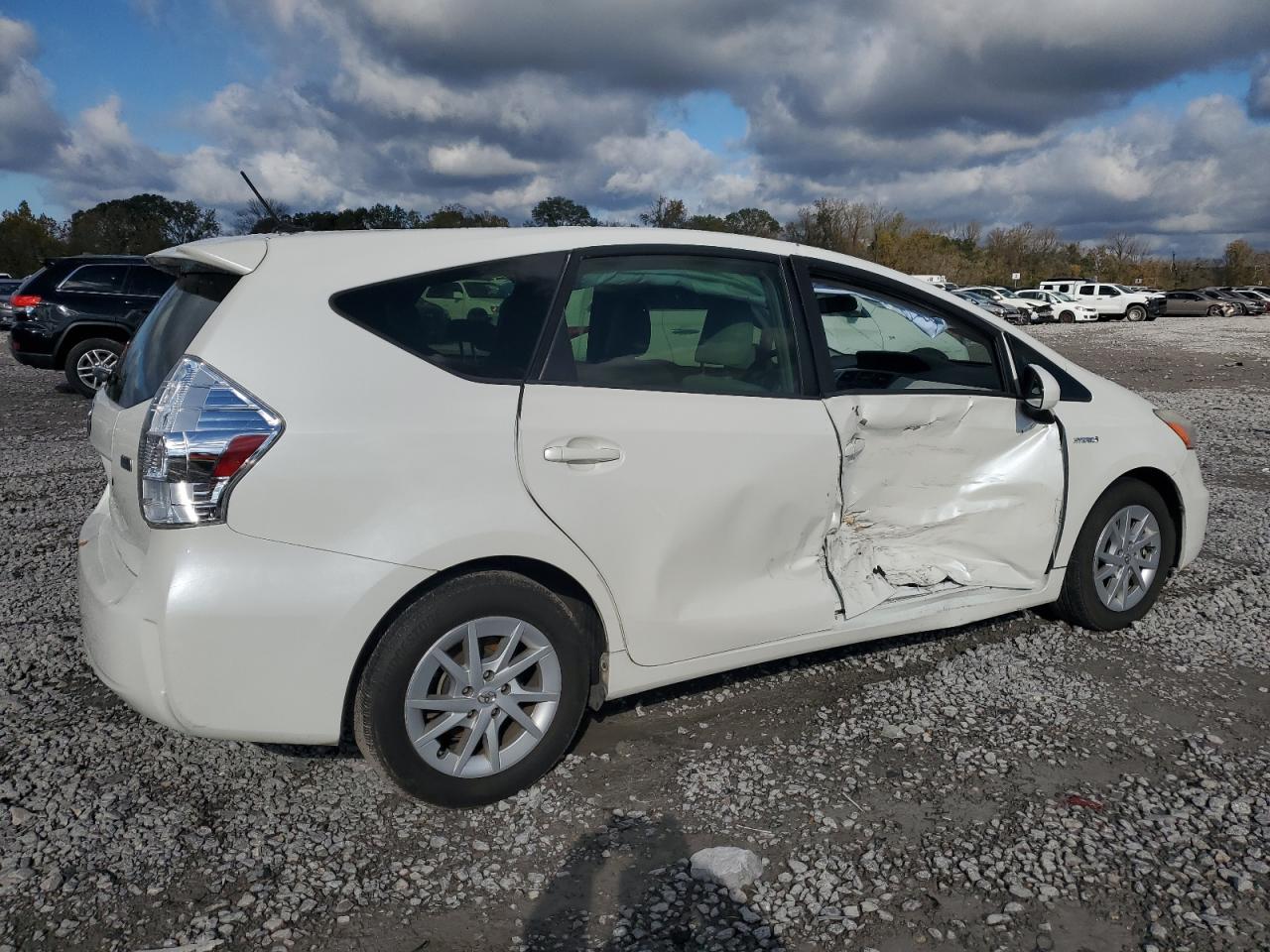 2013 Toyota Prius VIN JTDZN3EU6D3239191 Copart auction photo, side damage thumbnail 3