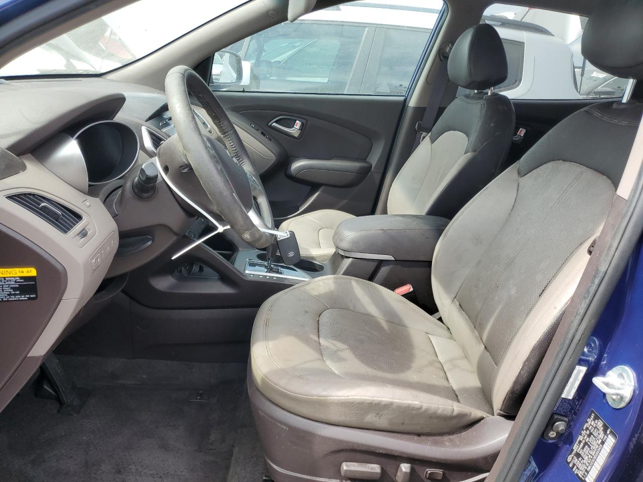 2013 Hyundai Tucson VIN KM8JUCAC8DU663409 Copart auction photo, water/flood damage thumbnail 7