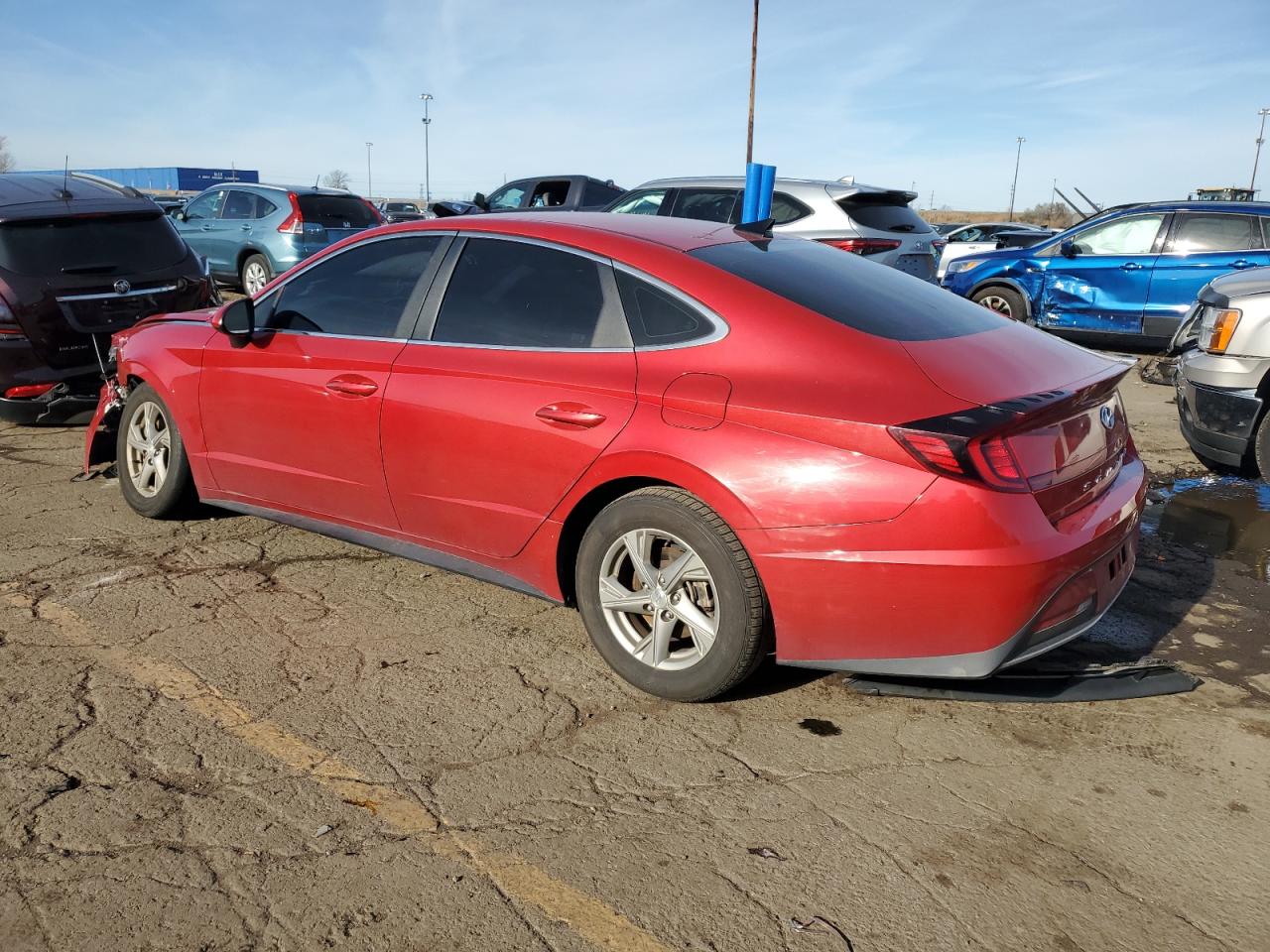 2021 Hyundai Sonata VIN 5NPEG4JA5MH081487 Copart auction photo, front end damage thumbnail 2
