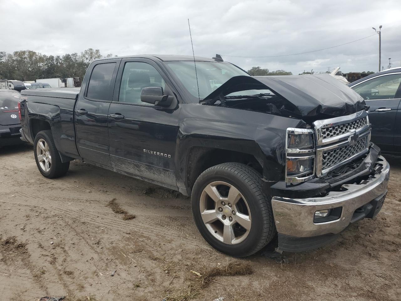 2015 Chevrolet Silverado VIN 1GCVKREC2FZ310050 Copart auction photo, front end / rear end damage thumbnail 4