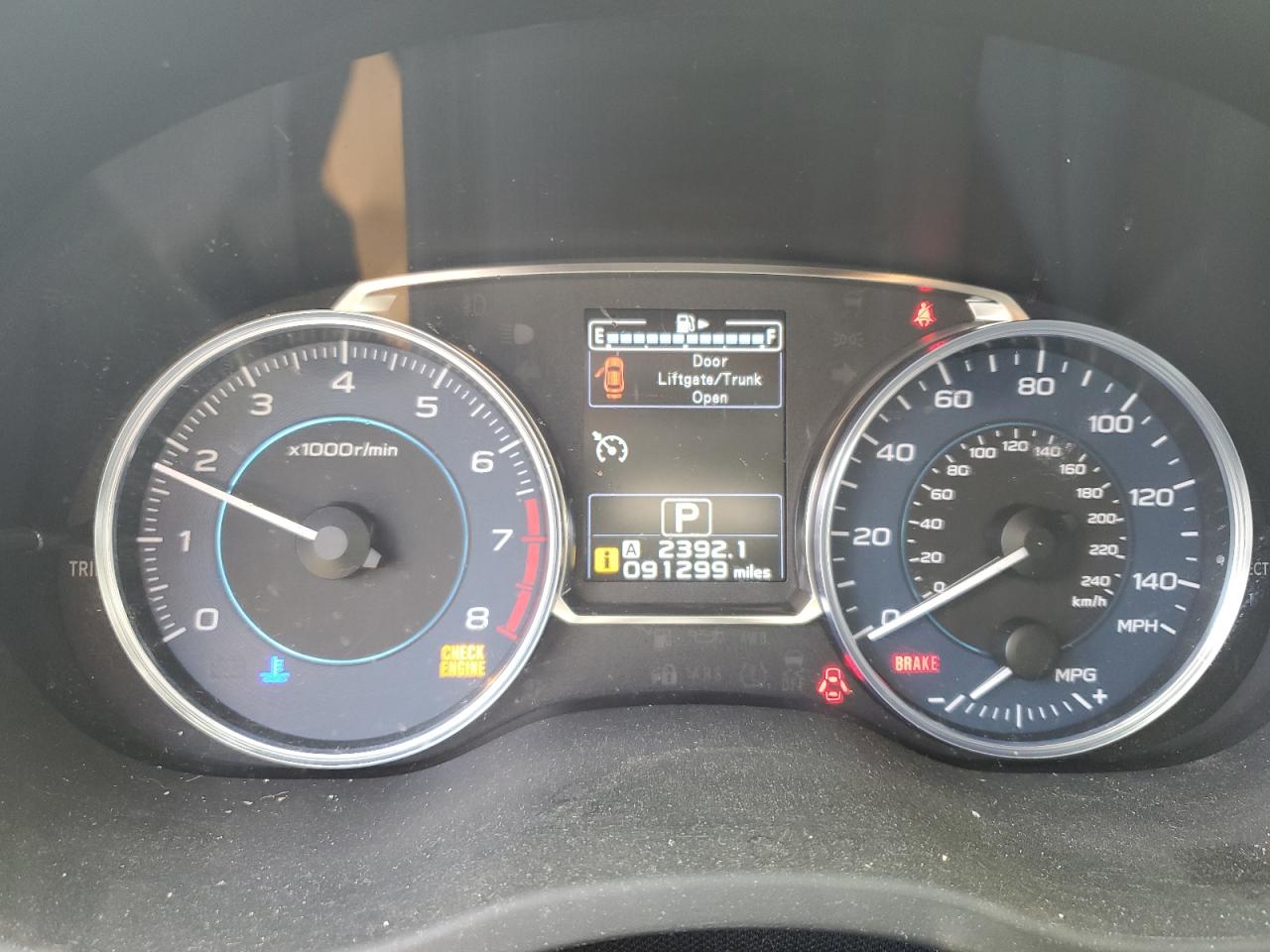 2016 Subaru XV VIN JF2GPAKC5G8323657 Copart auction photo, all over damage thumbnail 9