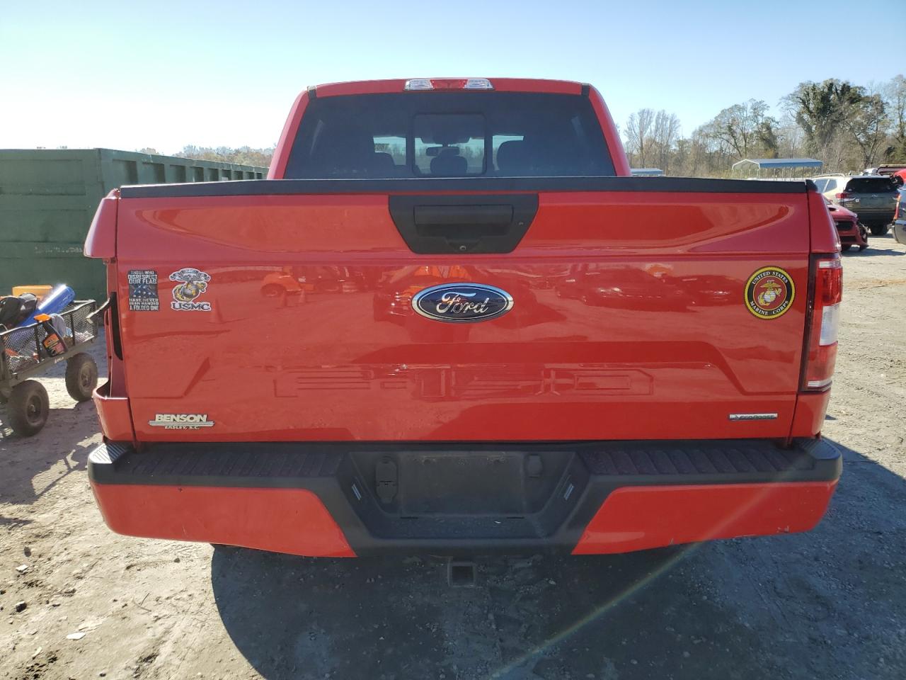 2019 Ford F-150 VIN 1FTEW1E48KFB58284 Copart auction photo, side damage thumbnail 6