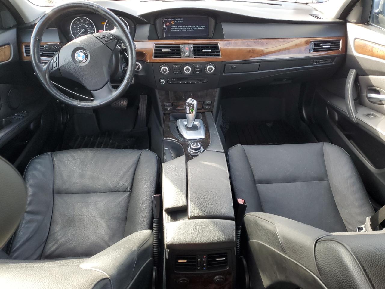 2010 BMW 5er VIN WBANV1C53AC445141 Copart auction photo, rear end / side damage thumbnail 8