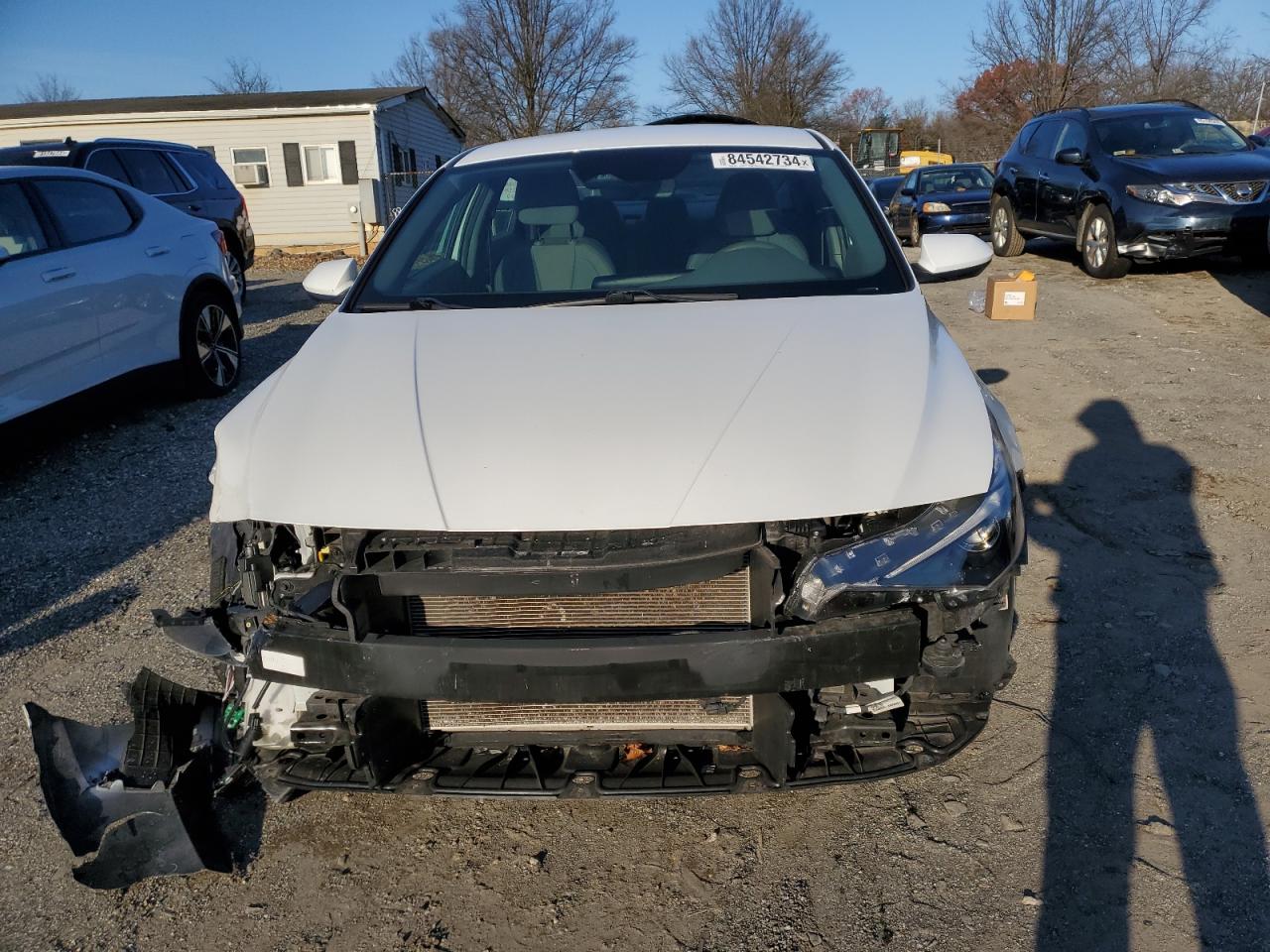 2021 Hyundai Elantra VIN 5NPLM4AG4MH022743 Copart auction photo, front end damage thumbnail 5