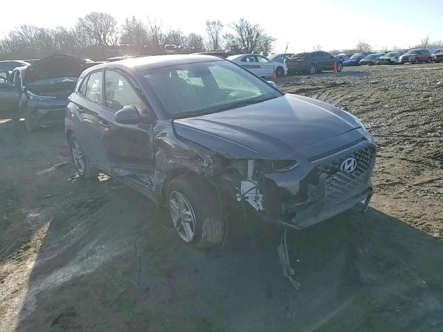 2020 Hyundai Kona VIN KM8K12AA1LU522962 Copart auction photo, front end / side damage thumbnail 10